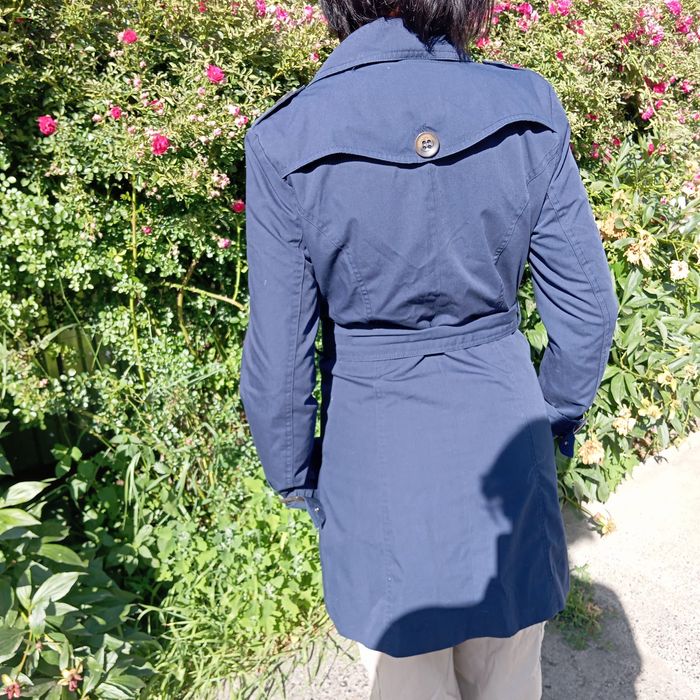 Плащ жіночий синій