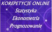 Korepetycje online: statystyka, ekonometria, prognozowanie