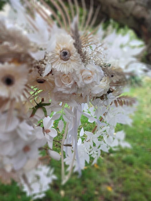 Otwarty wianek XXL w stylu BOHO