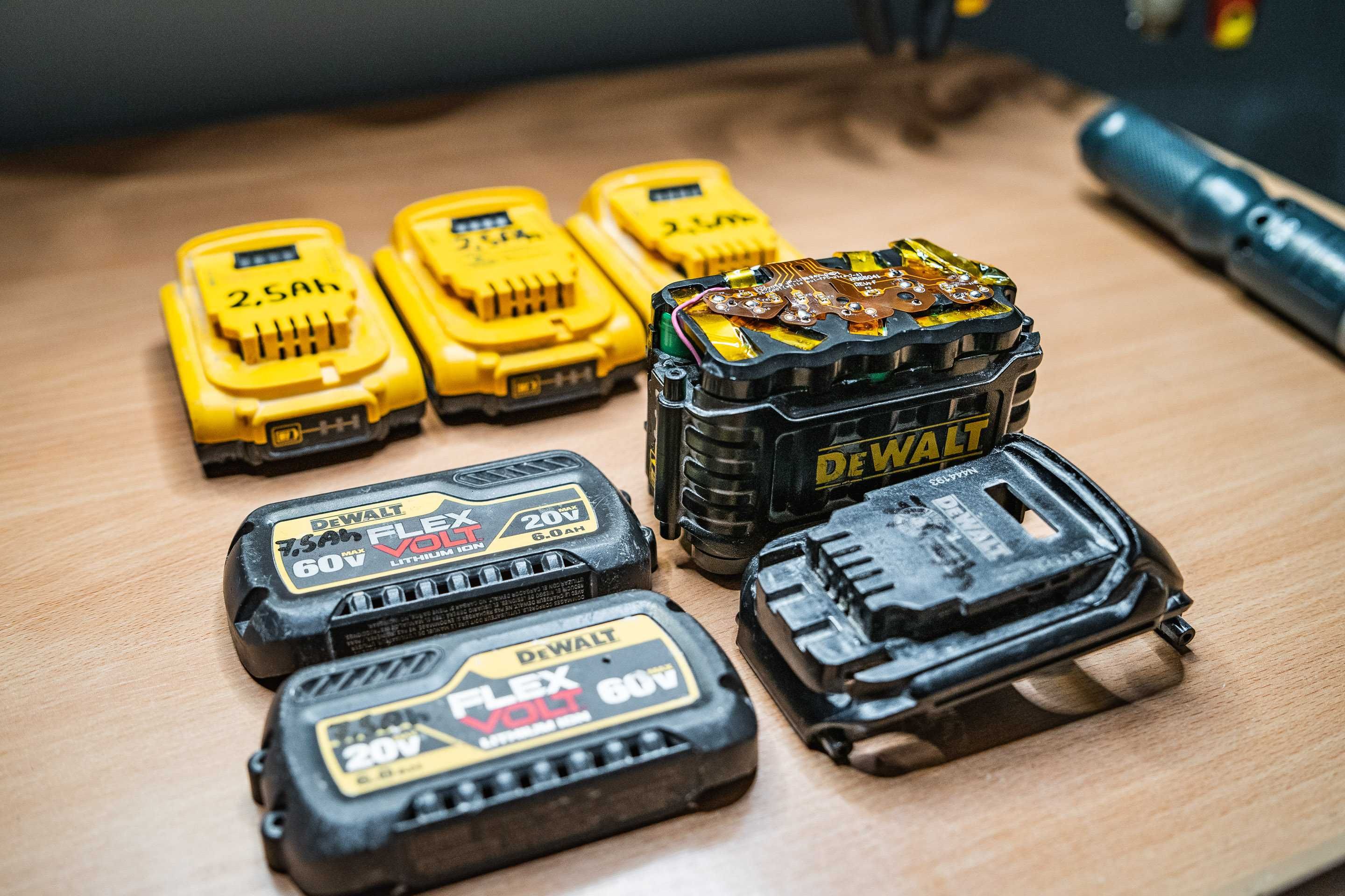 Regeneracja baterii elektronarzędzi LiIon wkrętarki DeWalt Hilti Bosch