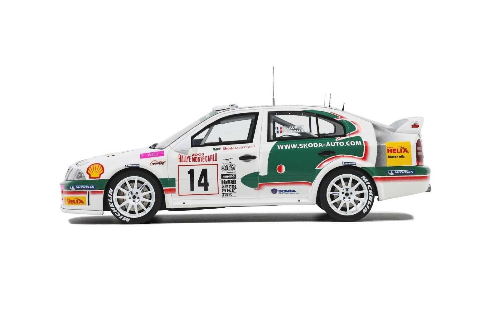 Skoda Octavia WRC #14 Monte Carlo 2003 D.Auriol/D.Giraudet Otto 1:18