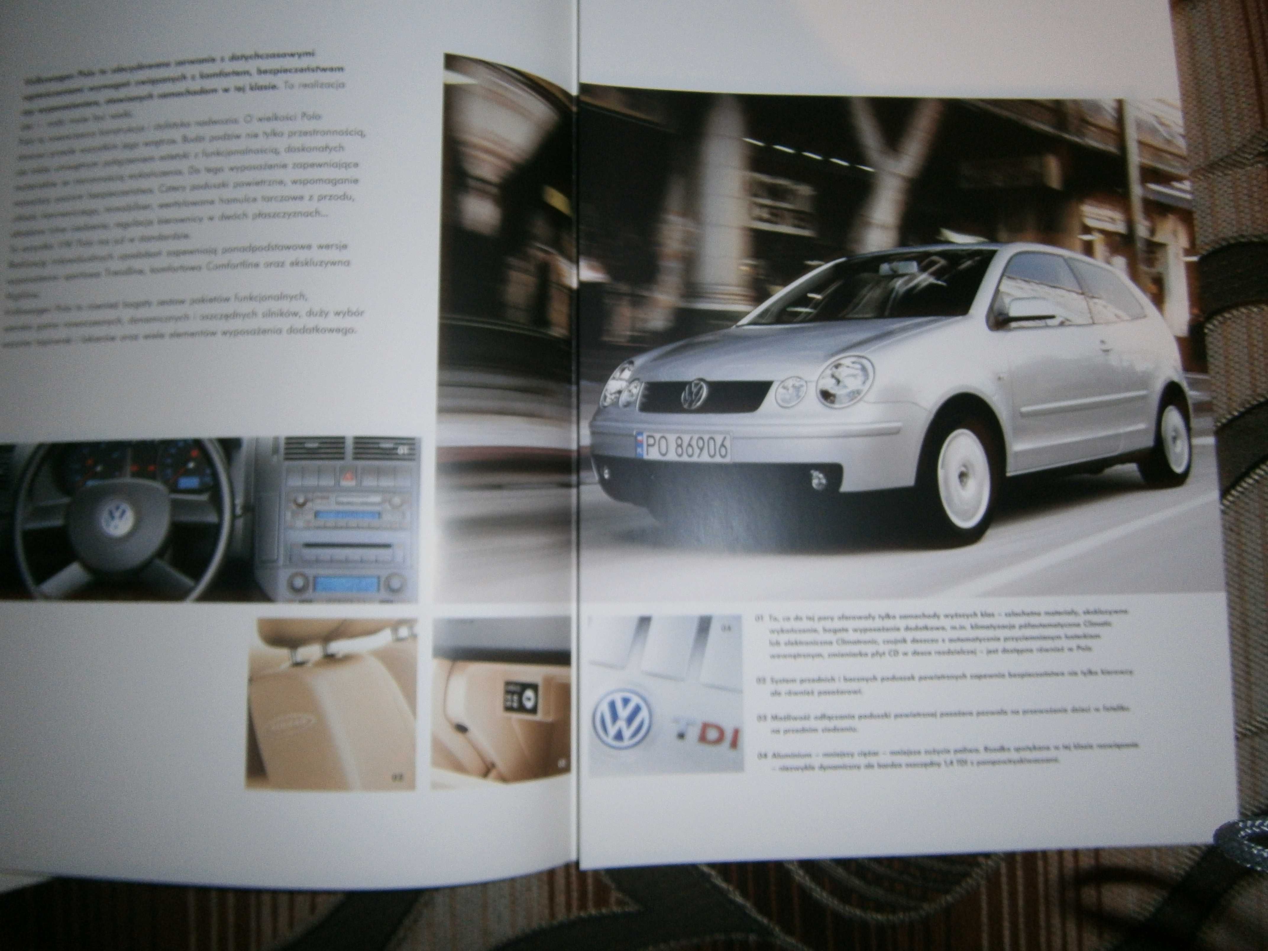 Folder prospekt VW POLO IV