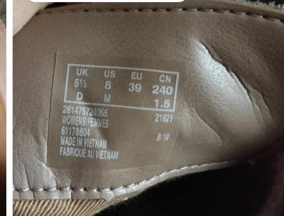 Полуботинки clarks funny dream 39