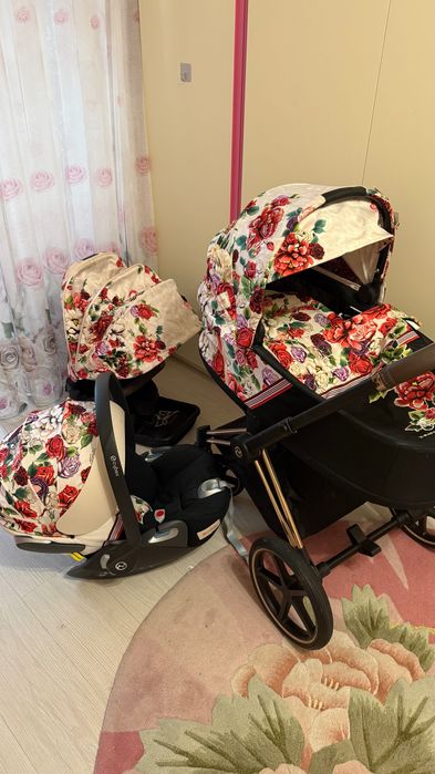 Cybex Priam Lux R Spring Blossom коляска