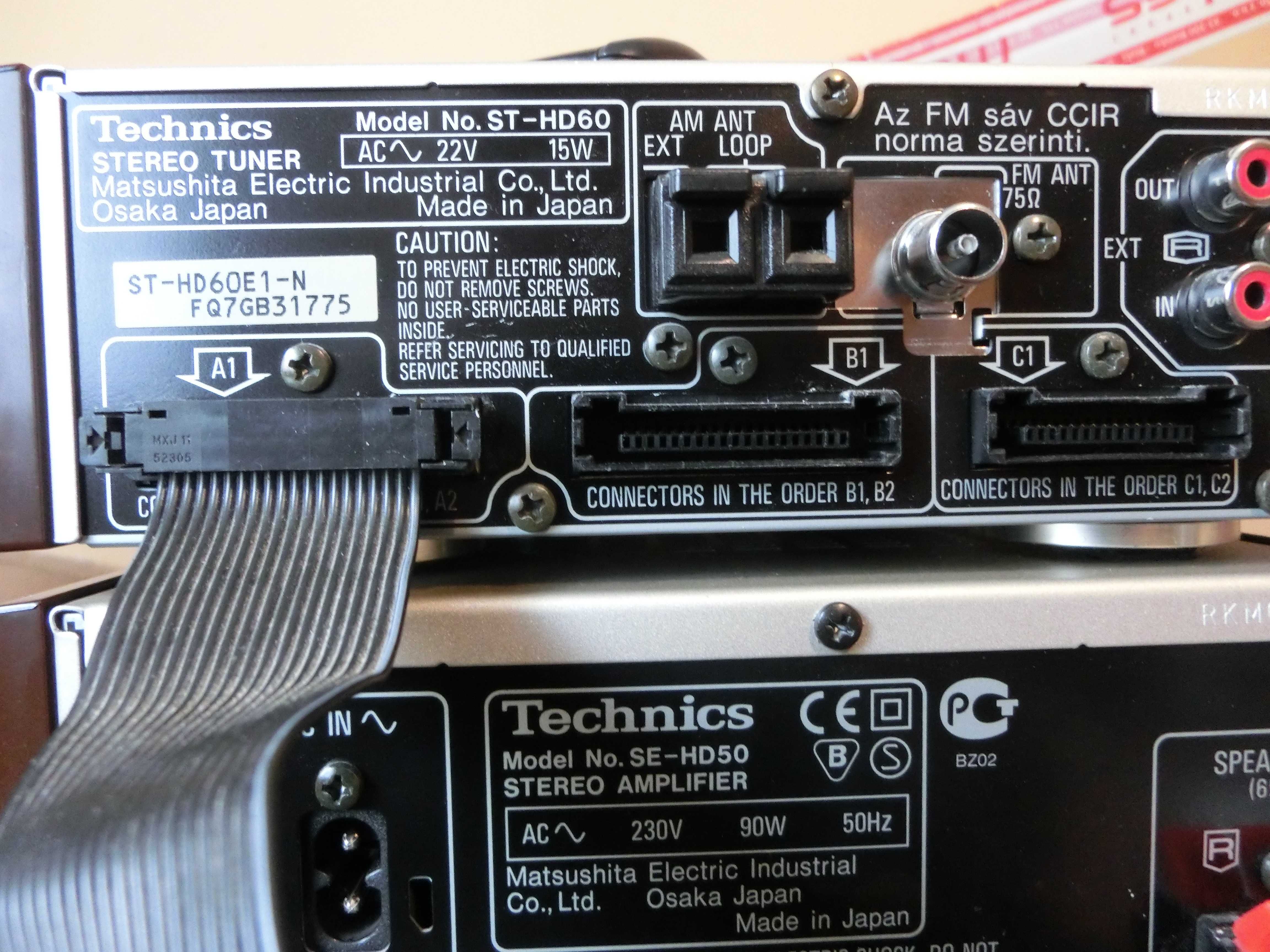 Wieża Technics z pilotem
