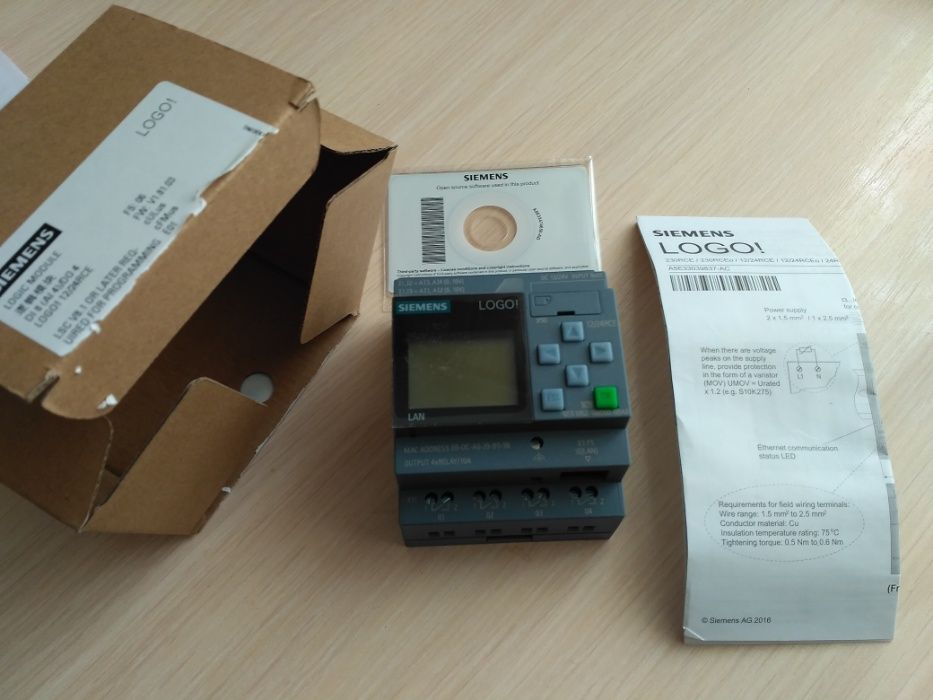 Siemens Logo , 6ED1052-1FB00-0BA6 , Логические модули LOGO , Siemens
