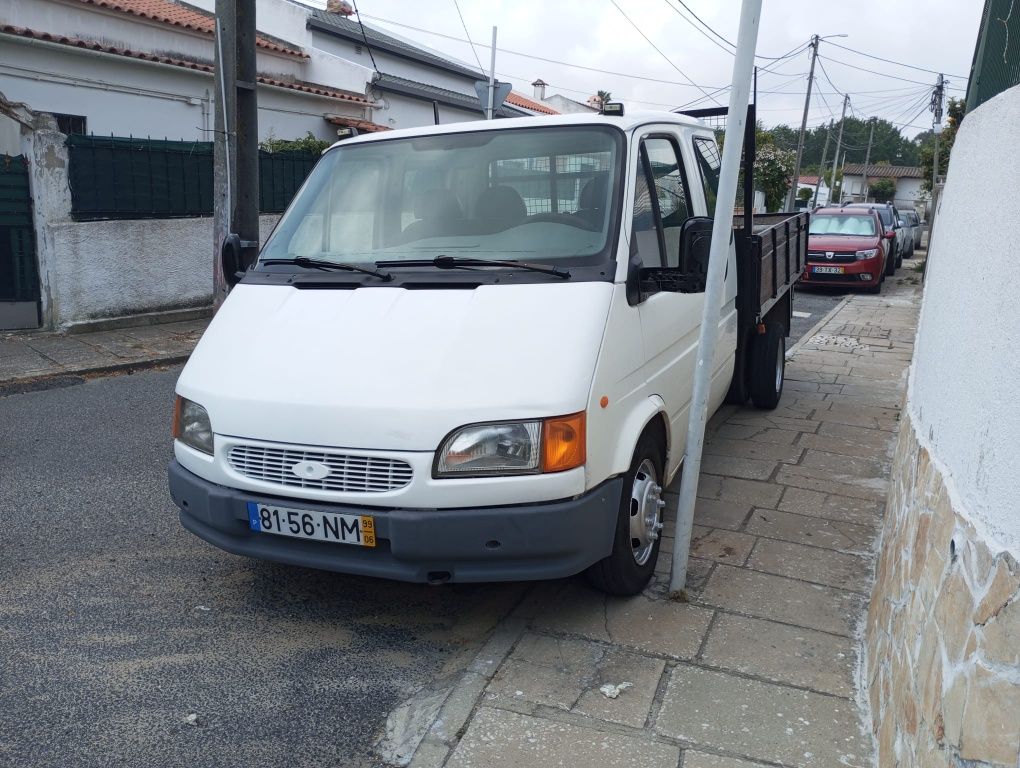Ford transit caixa aberta 7  lugares