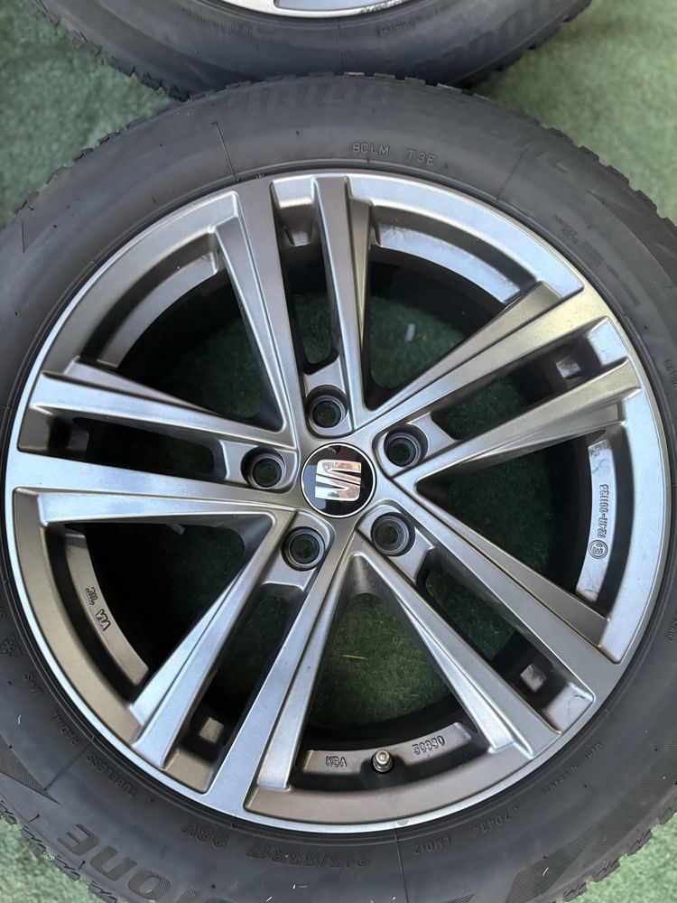 5x112 SEAT 7JX17 ET45 57,1 felgi aluminiowe GRAFIT VOLKSWAGEN AUDI