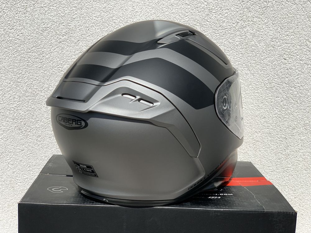 Kask motocyklowy Caberg Avalon rozmiar L,czarno-szary,Blenda,Pinlock!