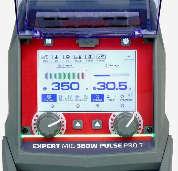 Spawarka migomat Ideal EXPERT MIG 380W PULSE Pro7 LCD + 15kg SG2