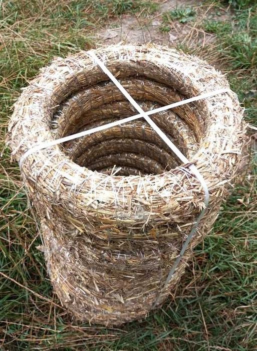 Wianek słomiany podkład wieniec baza wianki słomiane koło obręcz