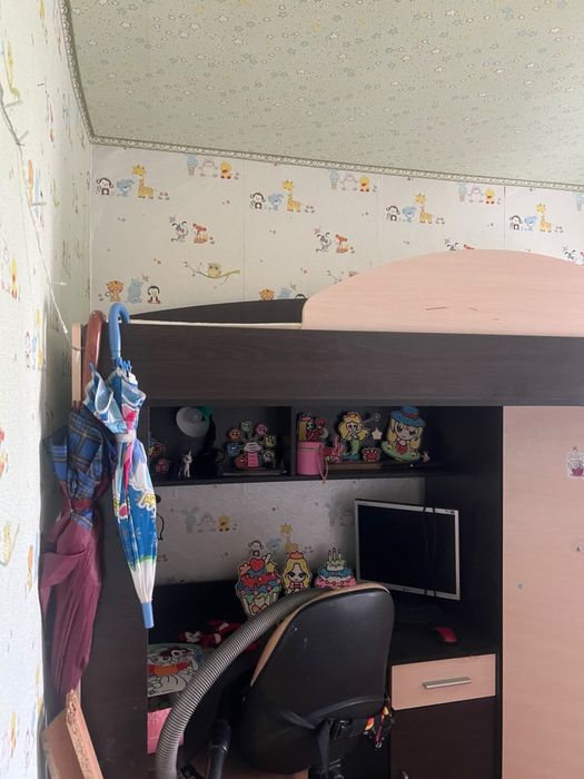 3в1 кровать стол шкаф