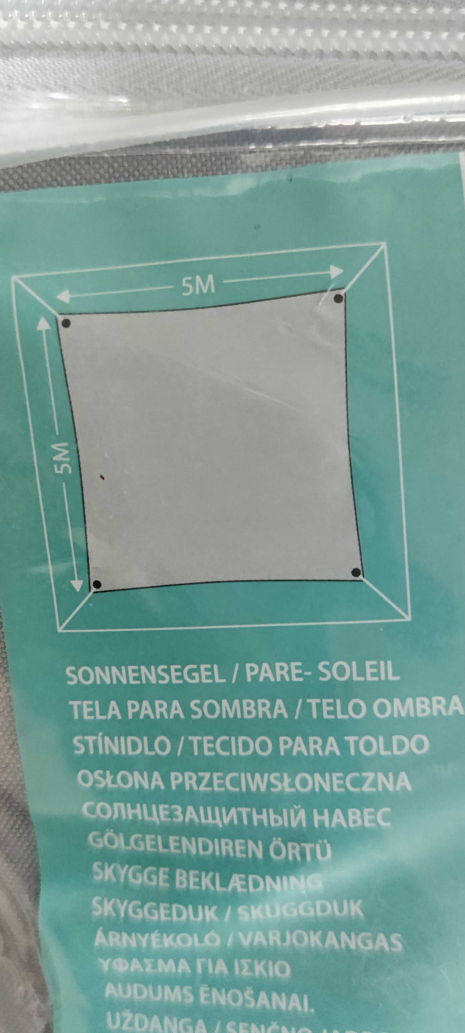 Żagiel przeciwsłoneczny ogrodowy 5 x5m