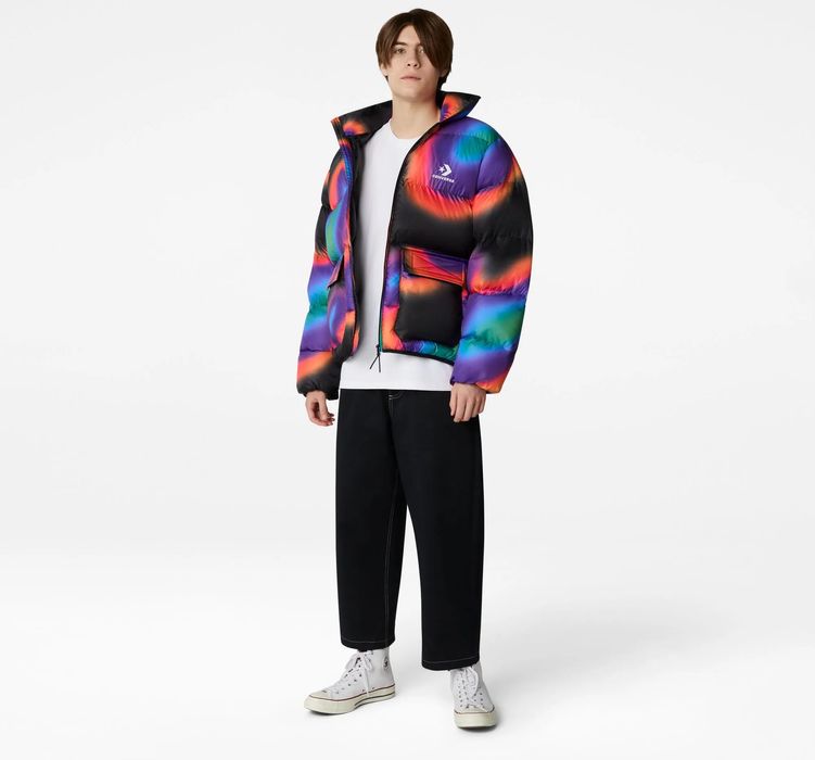 NEW!!! Пуховик Converse новый трендовый оверсайз!