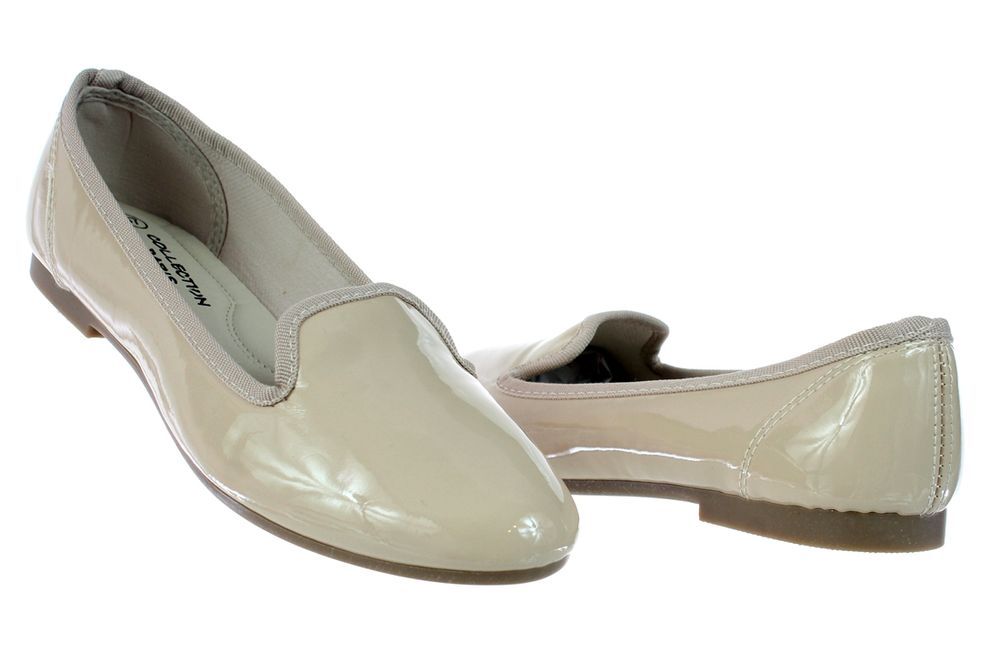 Rozmiar: 39 Baleriny Mokasyny Lakierki Lordsy Buty Damskie 6393