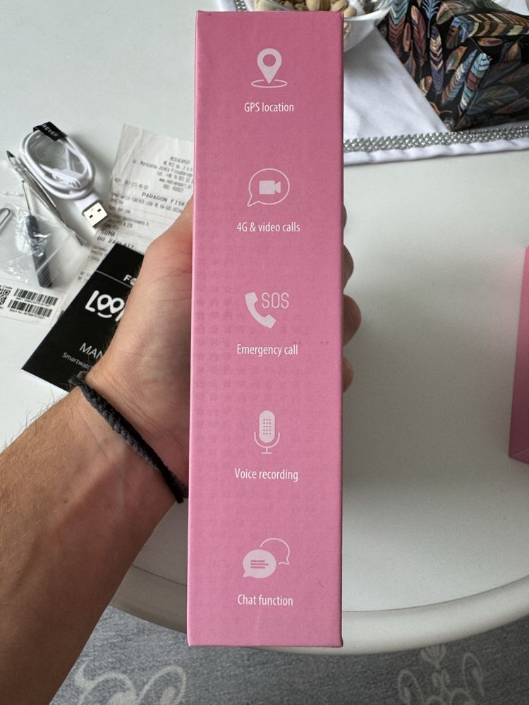 Smartwatch FOREVER Look Me KW-500 Różowy - jak nowy!!!