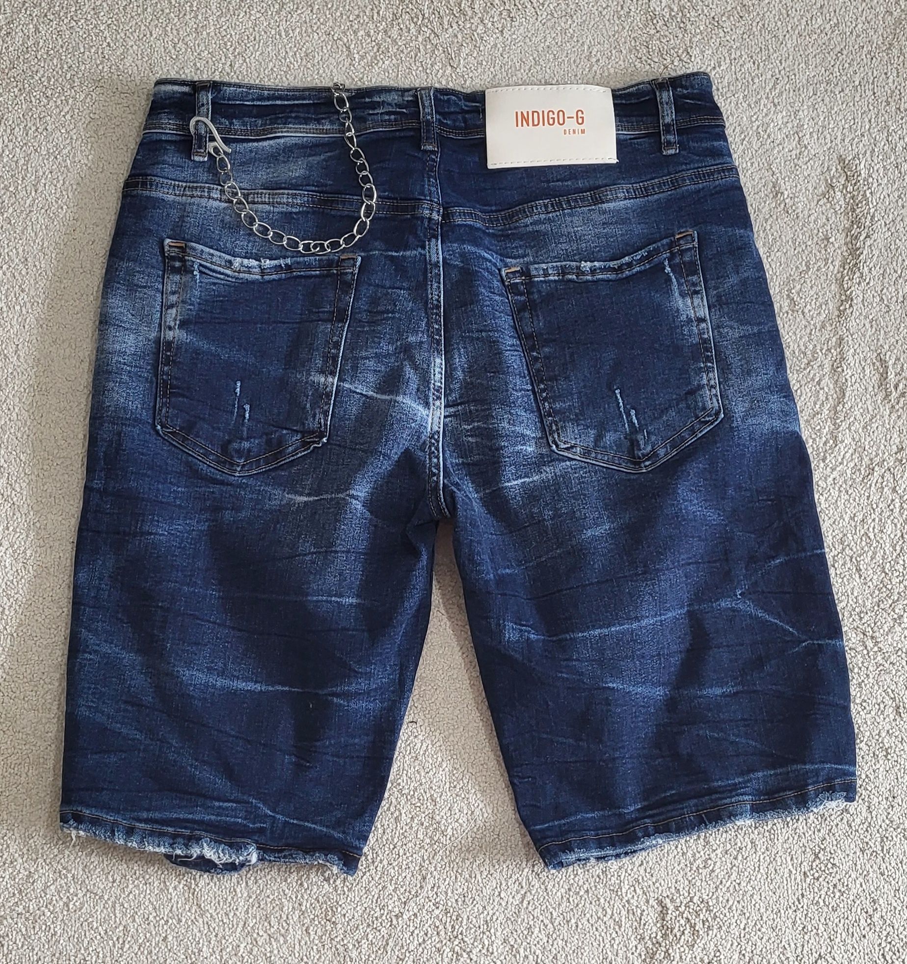 Spodenki męskie jeans rozm.32