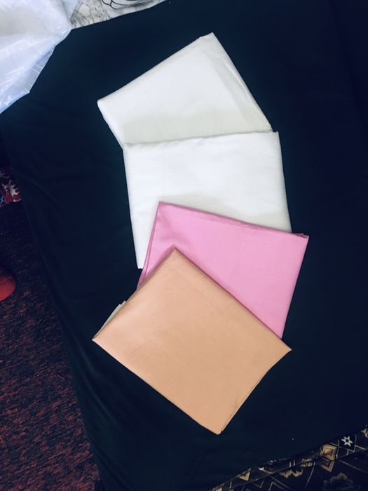 Подкладочные ткани шелк, саржа. Нейлон, ситец тик, трико.  Времен СССР