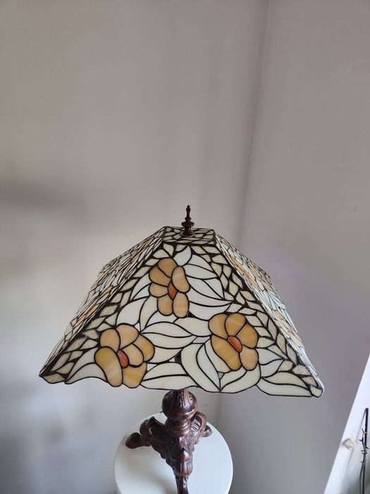 Tiffany lampa witrażowa stołowa / stojąca