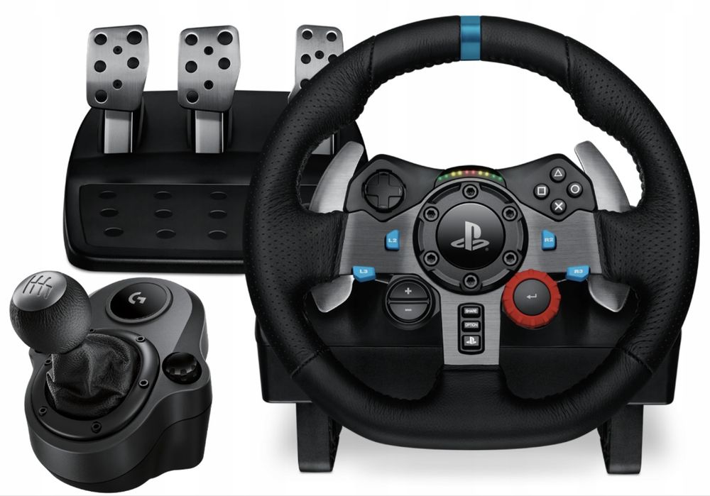 Kierownica Logitech G29 Driving Force + Pedały + SHIFTER Biegi PS4 PS5