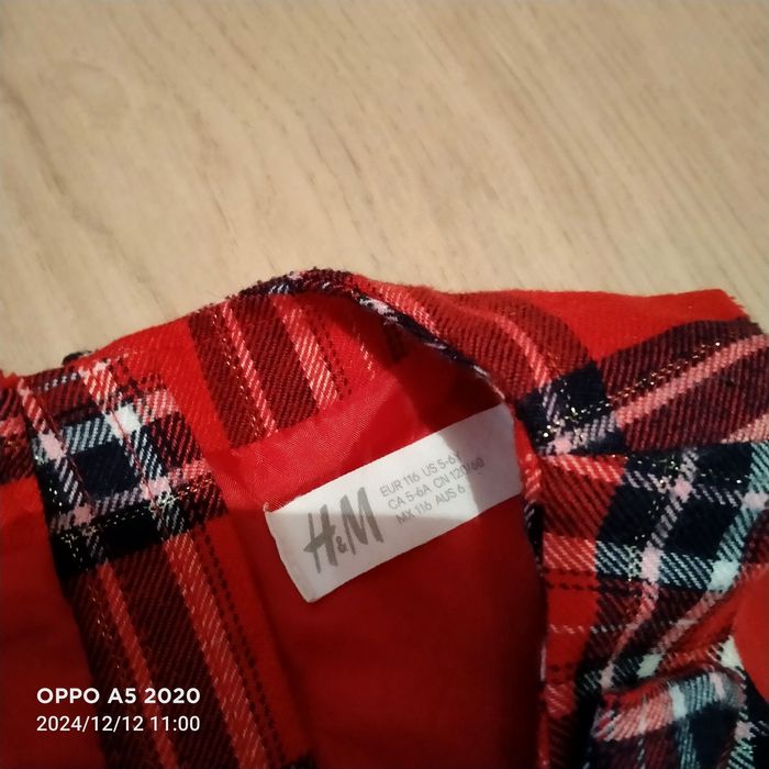 Sukienka świąteczna 116 h&m