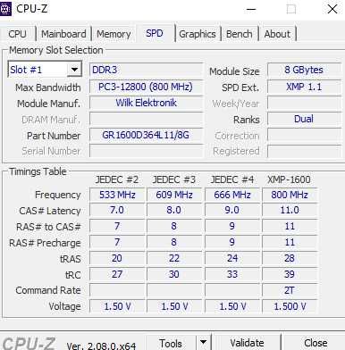 Pamięć RAM DDR3 Goodram 2x8GB 16GB 1600MHz