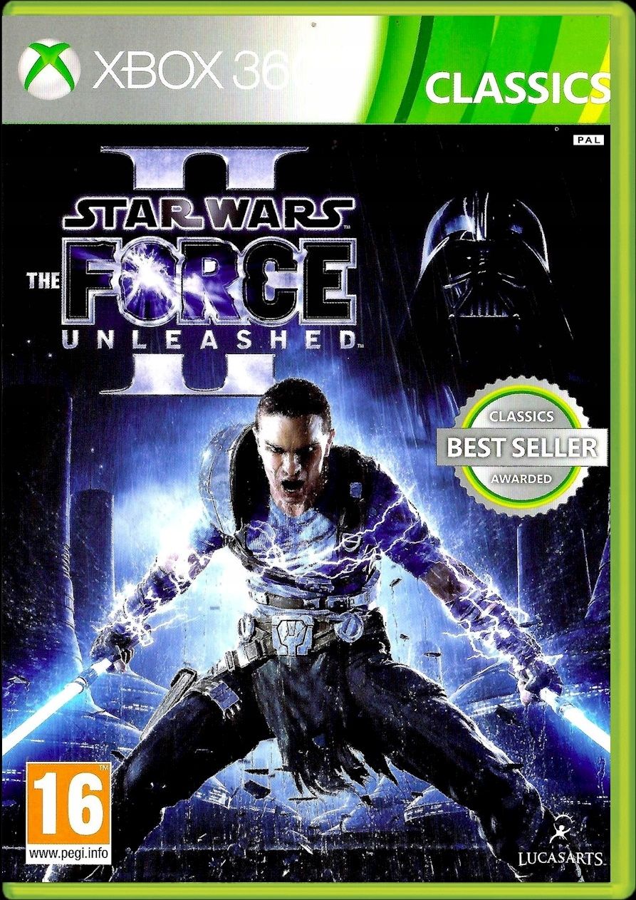 Xbox 360 Star Wars The Force Unleashed Ii moc jest w Tobie silna Padaw