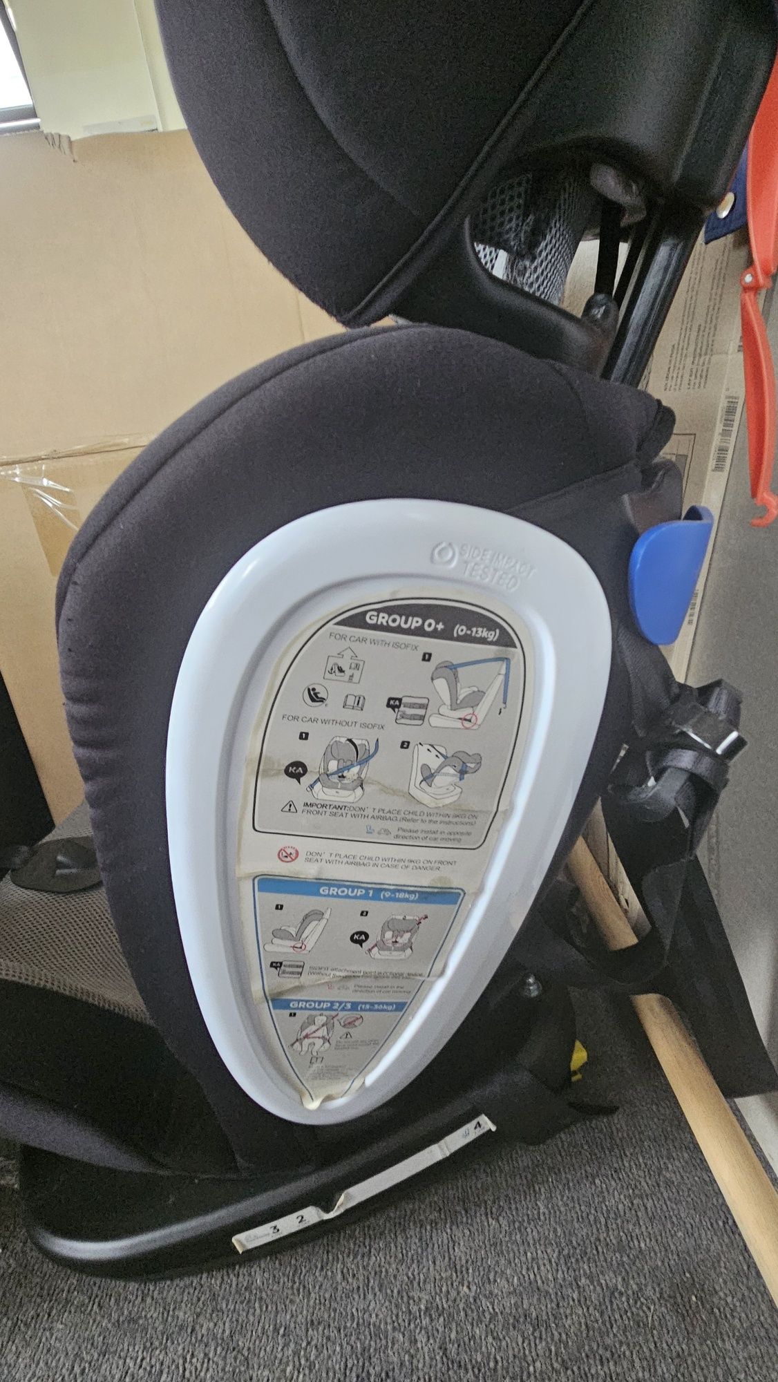Fotelik Babysafe golden obrotowy