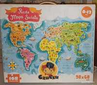 Puzzle Czu-Czu Mapa Świata