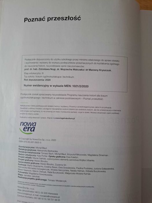 Podręcznik Historia Poznać przeszłość 2