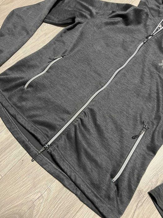 Lager 157 техн. QUICKDRU Толстовка, zip худі на флісі з капюшоном р. M