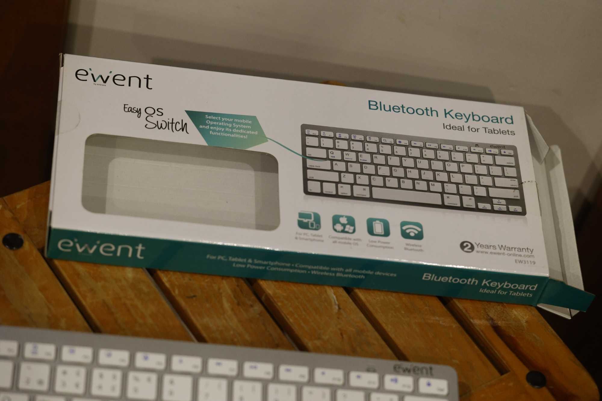 teclado s/fios ewent ew3119 bluetooth pt
