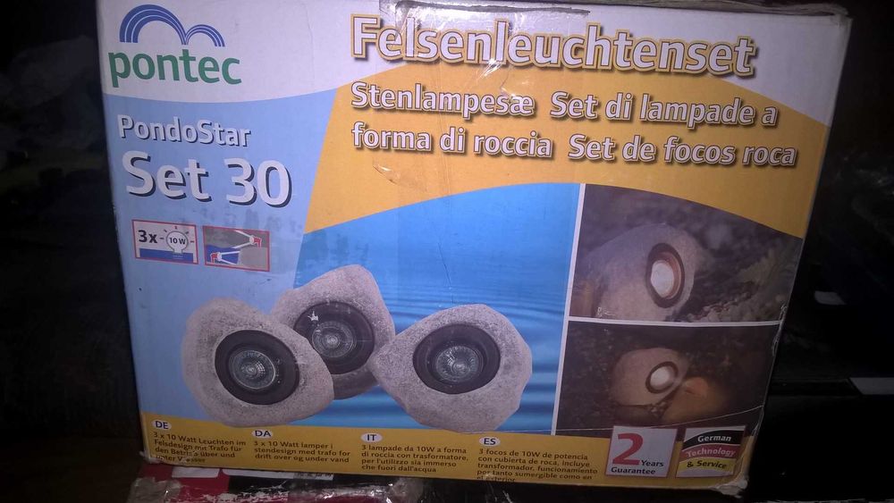 Oświetlenie ogrodowe - basenu , oczka wodnego 3 szt.