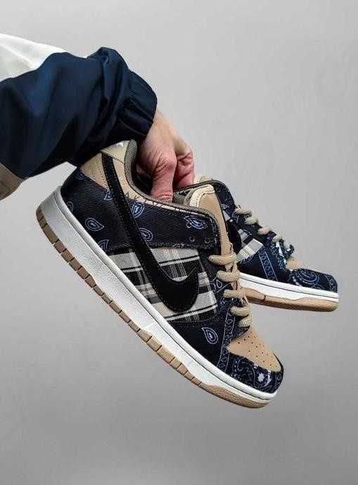 Мужские кроссовки Nike SB Dunk Low x Cactus Jack 41-45найк сб данк!