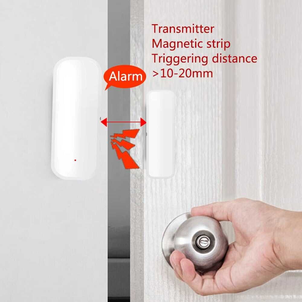 Tuya Sensor de Porta Inteligente Wi-Fi Porta Janela Abrir Alarme