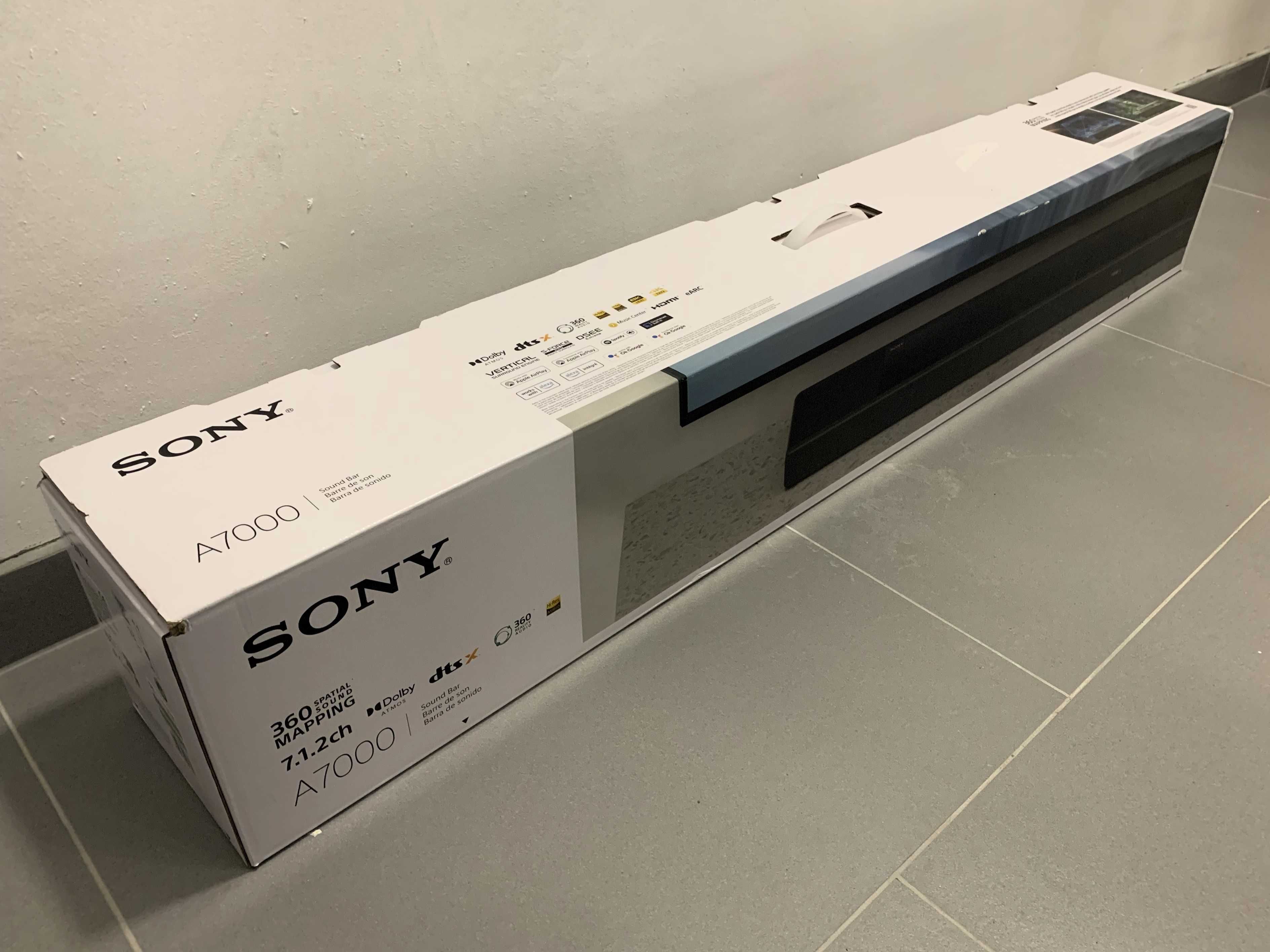 Soundbar Sony HT-A7000 7.1.2 500W Atmos DTS-X Wi-Fi Bluetooth AirPlay