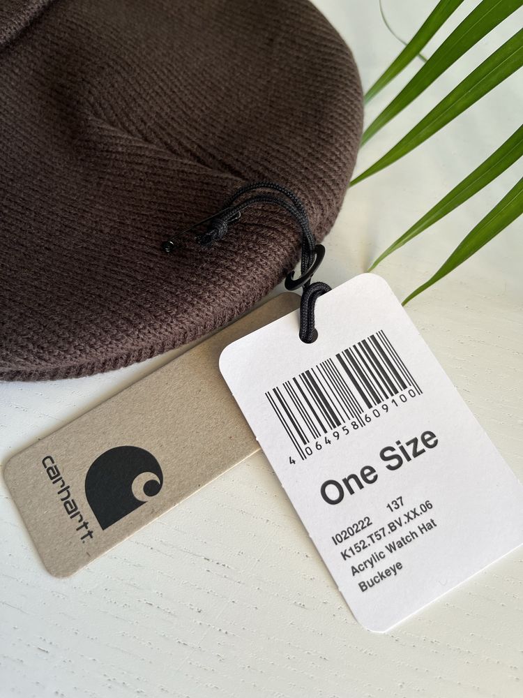 Carhartt nowa czapka Acrylic Watch Hat brązowa buckeye
