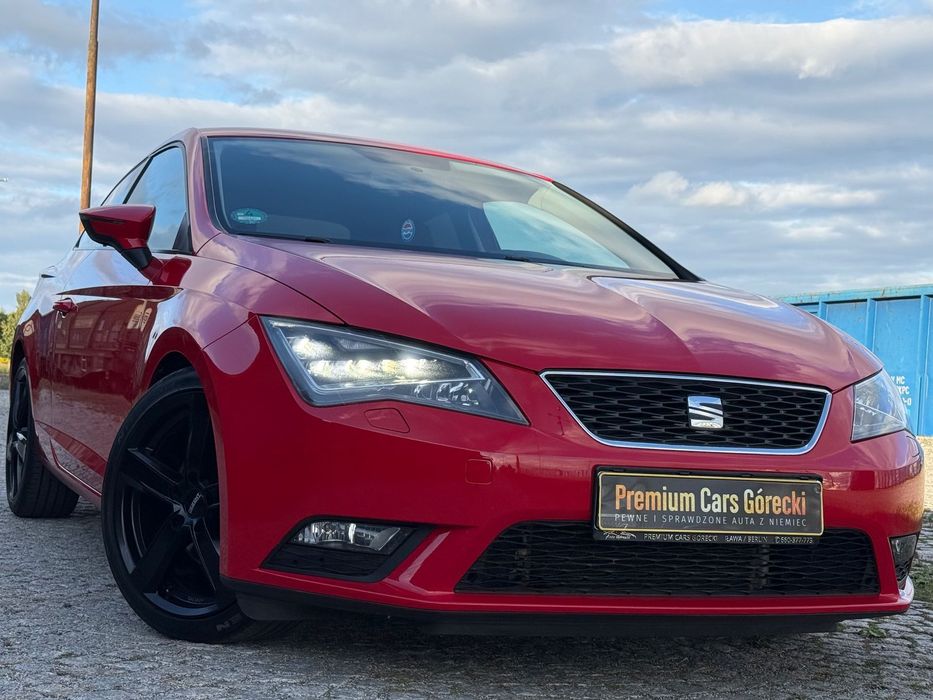 Seat Leon 140KM*FullLED*Tempomat*PDC*Alu18*podgrzFotele*1wł*zNiemiec*ASO