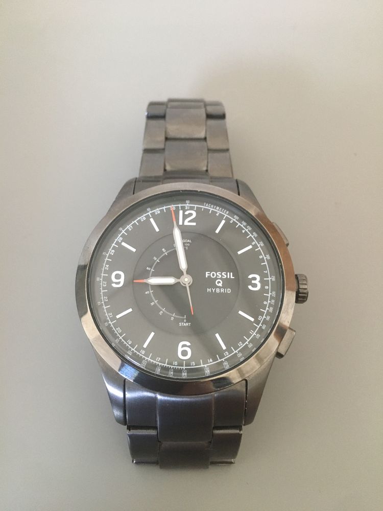 Relogio Fossil Q Hybrid Stainless Steel