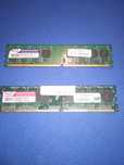 Kości Ram DDR2dwie sztuki 2 x 1 GB