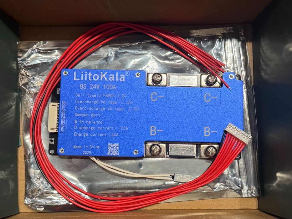 BMS LiitoKala 24V 100A LiFePo4