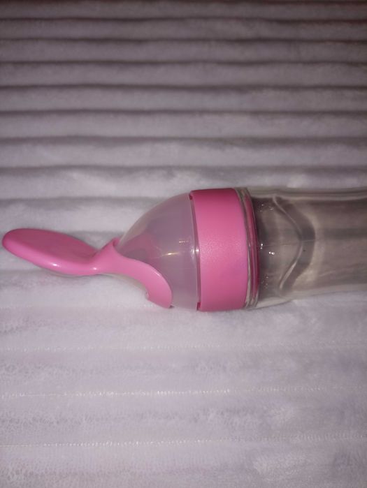 Ложка для прикорму та пляшечка нові