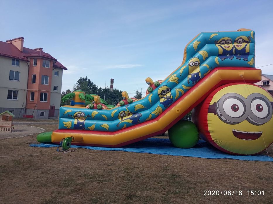 Оренда атракціонів заказ батутов аренда аттракцион горки батут прокат