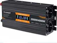 Yinleader Falownik 12 V, 230 V, 2000 W, przetwornica napięcia