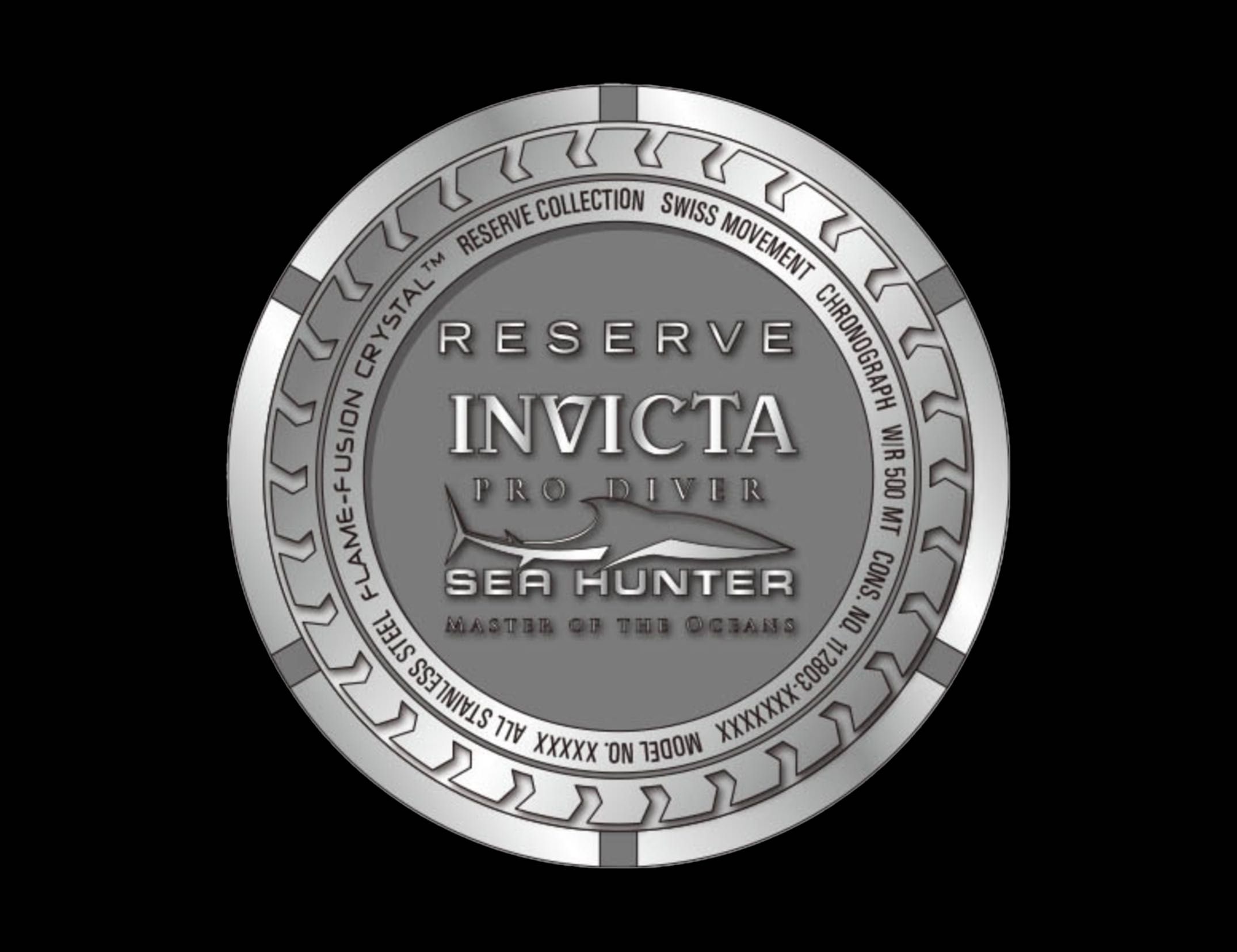 Invicta 39327 Reserve Sea Hunter Master of the Oceans 57 mm. Swiss.
