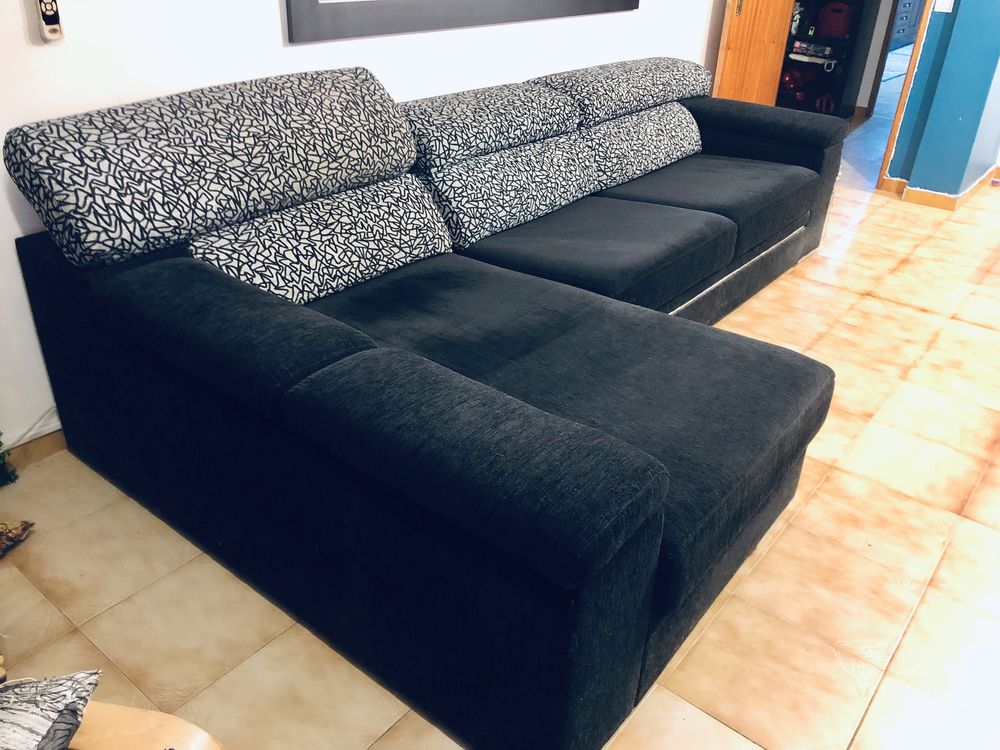 Sofá com chaise long 2,90m