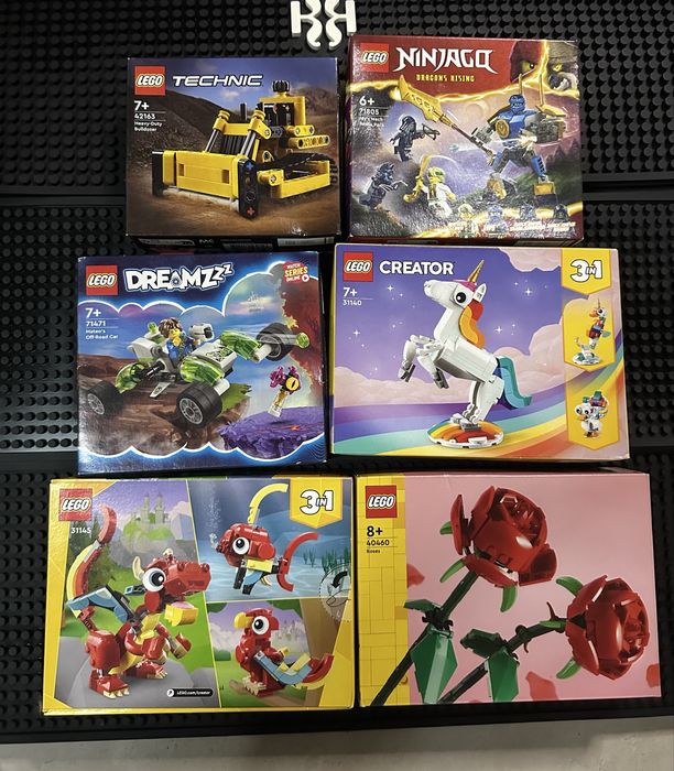 lego rozne rodzaje roza smok jednorozec ninjago 40460