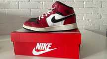 NIKE Air Jordan 1 Mid (GS) Chicago 6Y 24 cm