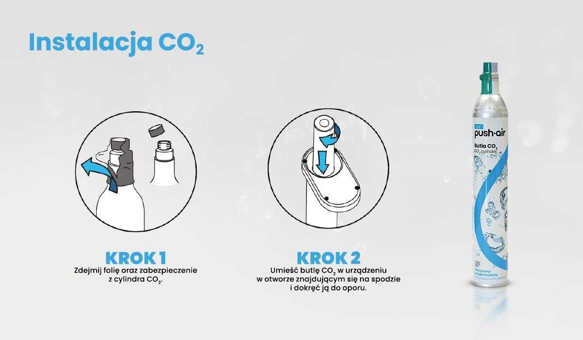 Nabój Cylinder CO2 Butla Do Saturatora DAFI PUSHAIR GAZ DO 60L