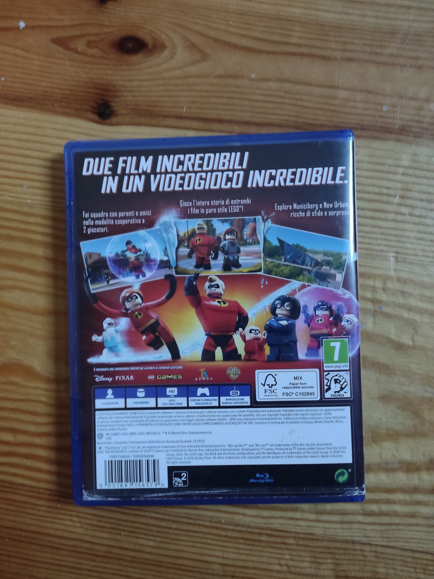 Gra lego incredibles/ iniemamocni ps4